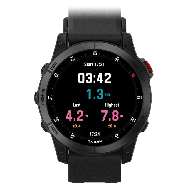 Garmin-Uhr mit Flaï: Session-Tracking mit Dauer, Distanz und Sprüngen